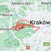 Mapa 50km po Lasku Wolskim